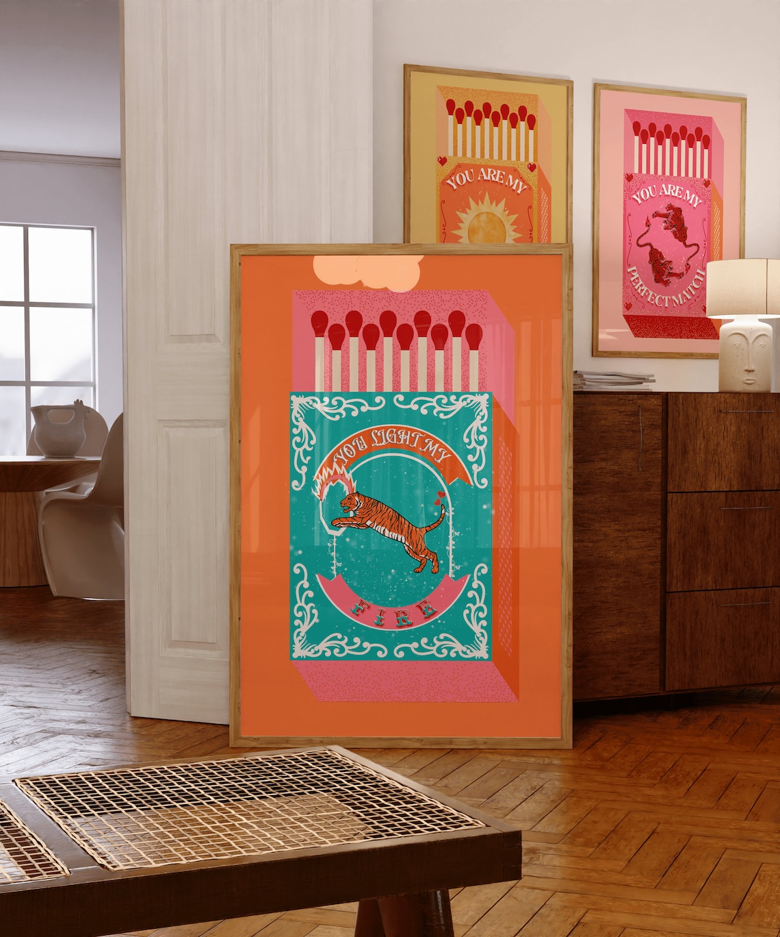 Home Decor Orange - Je Licht Mijn Vuur Oranje Matchbox