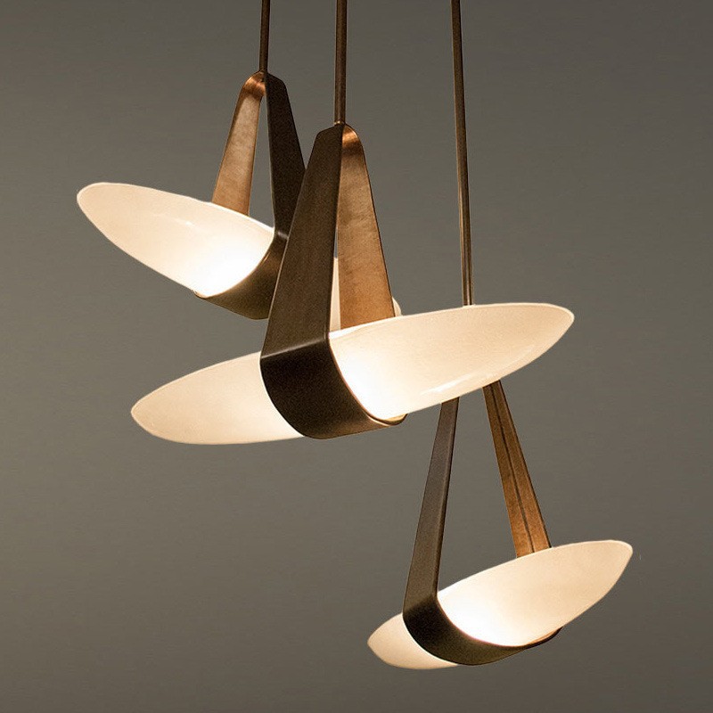Hanging Moon Lamp - Nordic Designer Lederen LED Kroonluchter Keuken