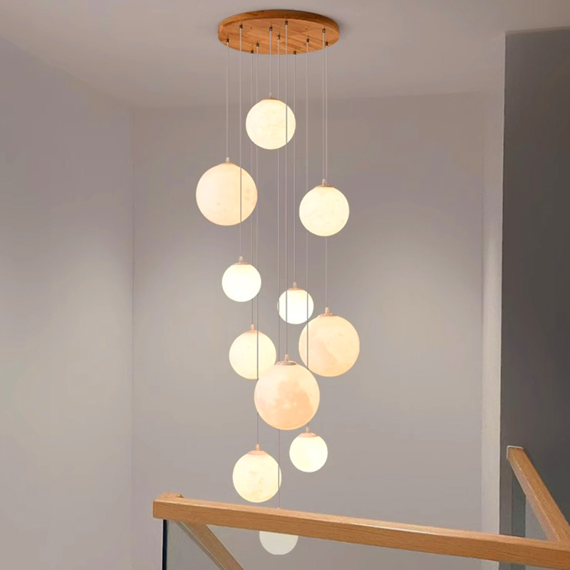 Hanging Moon Lamp - Modern interieur led-verlichting hanglamp lampen voor