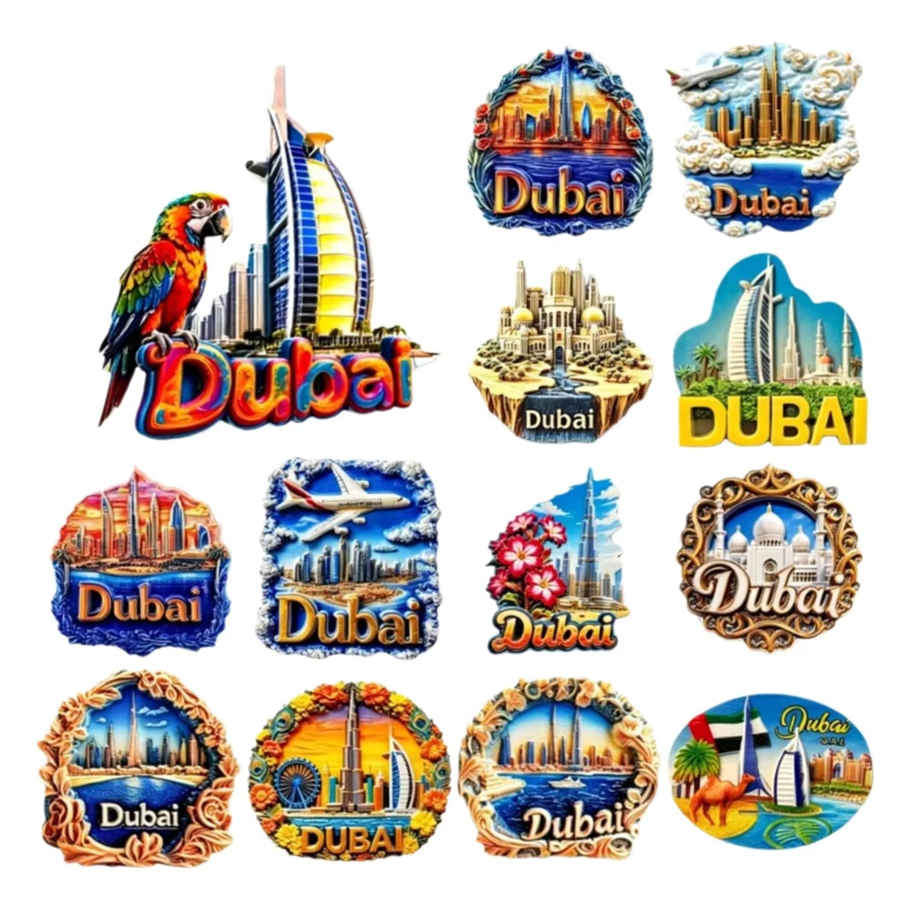 Home Decor Uae - 3D hars Dubai koelkastmagneet VAE Burj