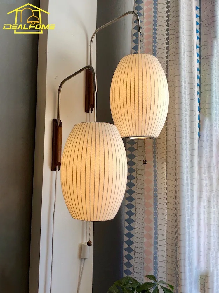 Home Decor Lamp - Italiaans design Minimalistische sfeer Zijden wandlamp