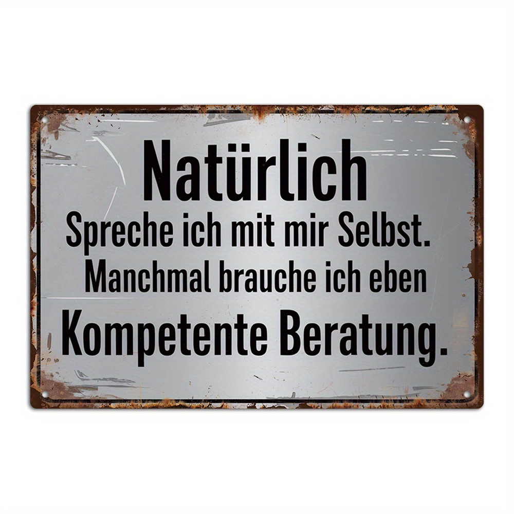 Germany Home Decor - Vintage Duitse metalen wanddecoratie met de