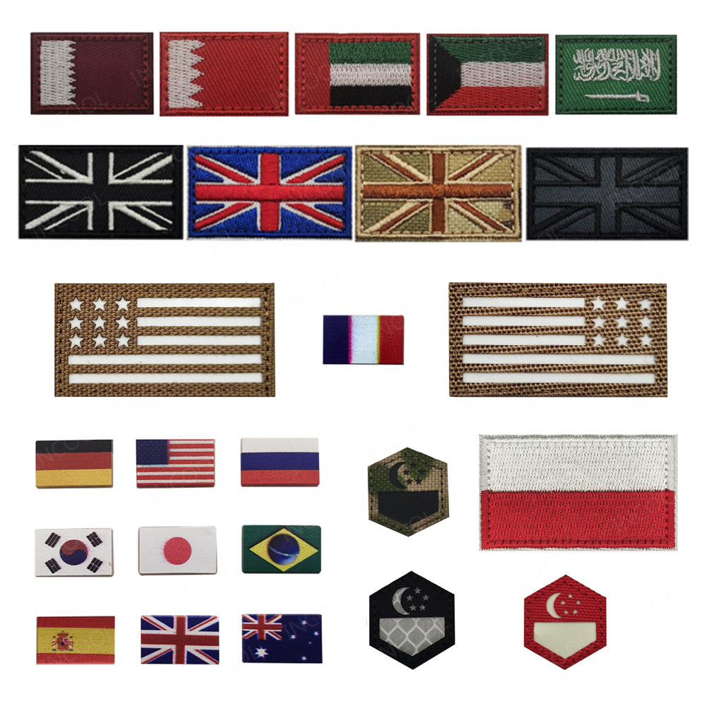 Home Decor Uae - Mini-formaat vlagpatches VS Rusland Japan Duitsland