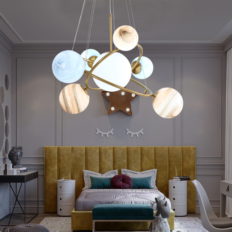 Hanging Moon Lamp - Kinderkamer Slaapkamer voor jongens en meisjes