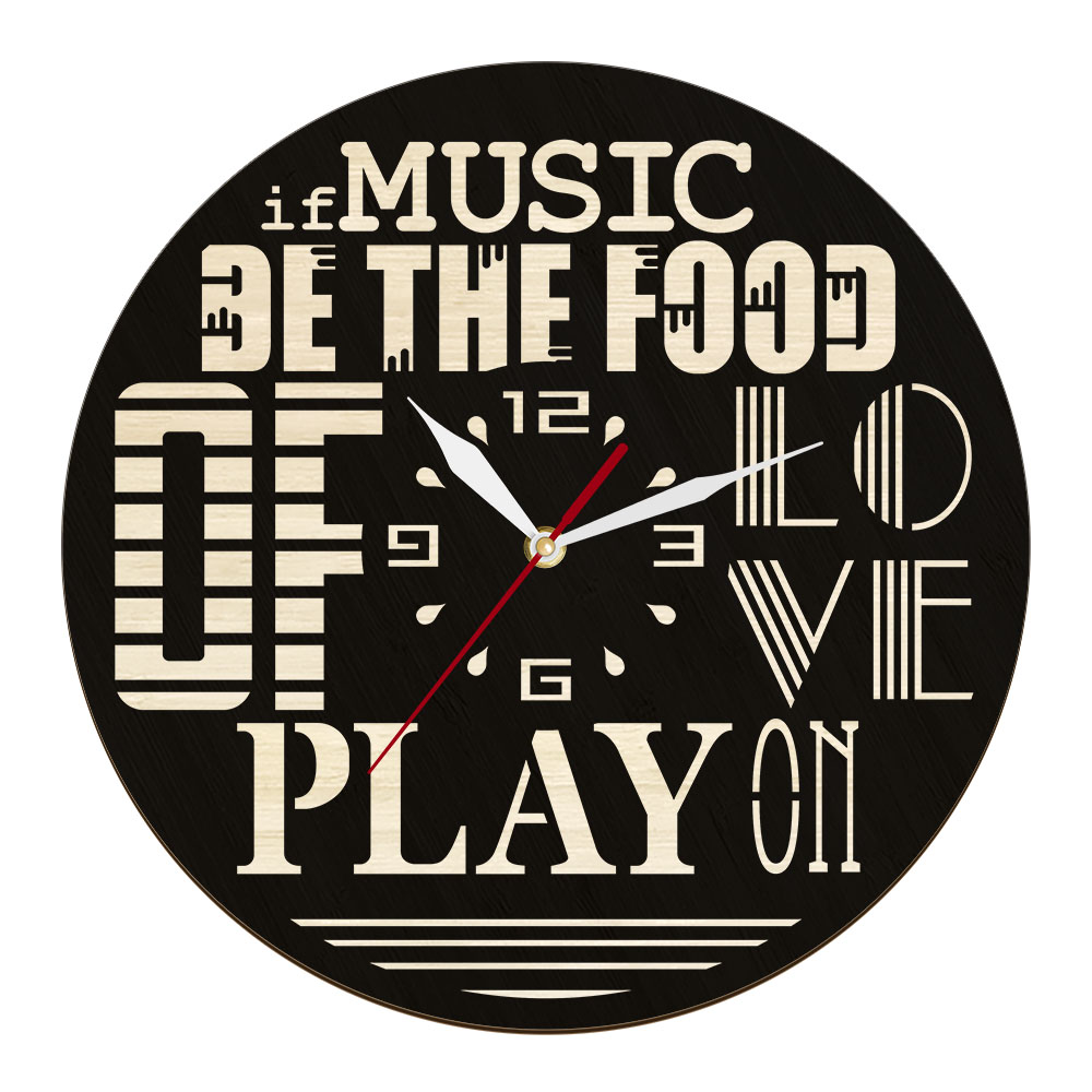 Home Decor Quotes On Wall - Als muziek het voedsel van liefde