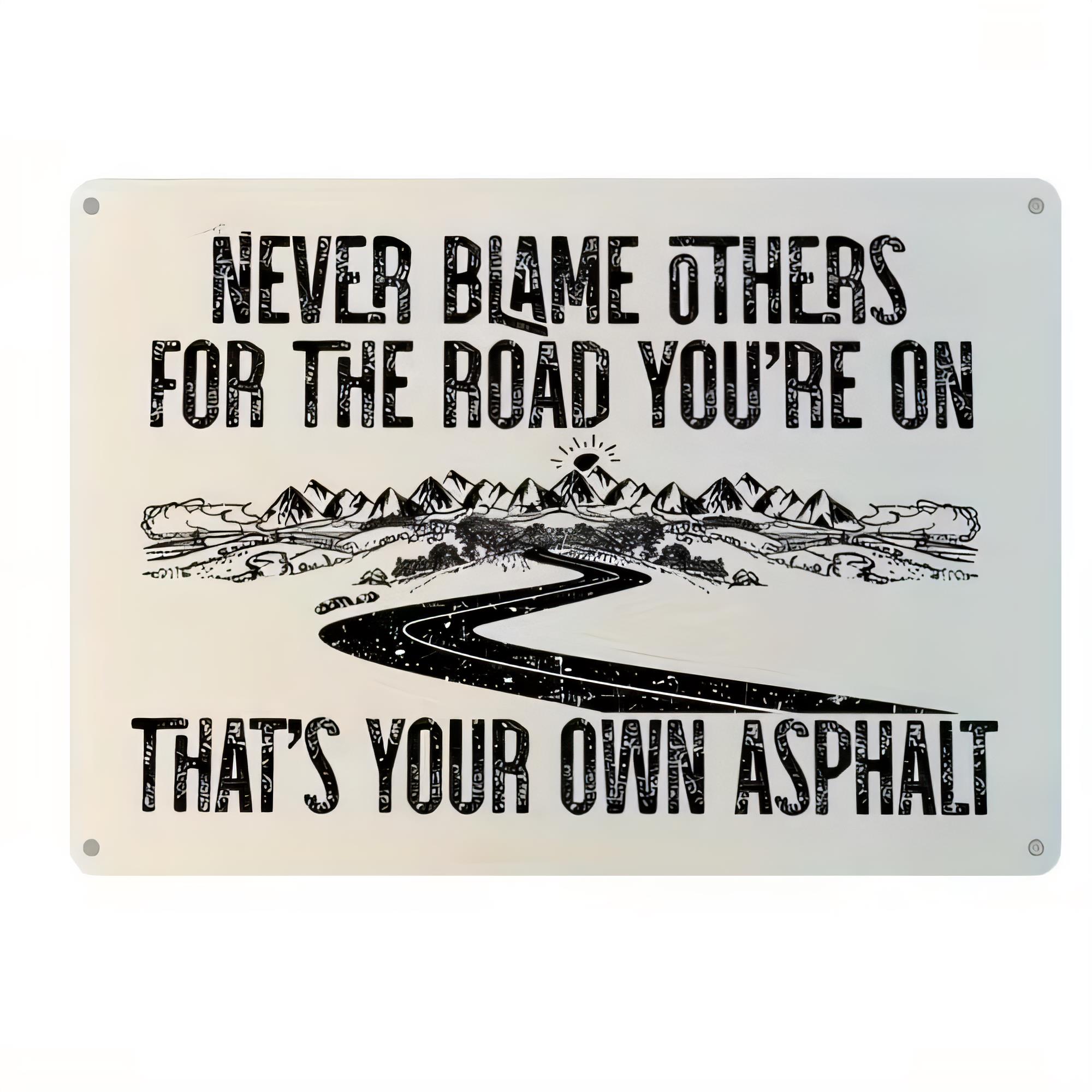 Home Decor Quotes On Wall - Tinbord met de tekst “Geef anderen