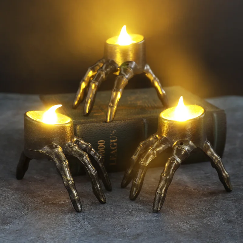 Home Decor Orange - Halloween Breken De Arm Schedel LED
