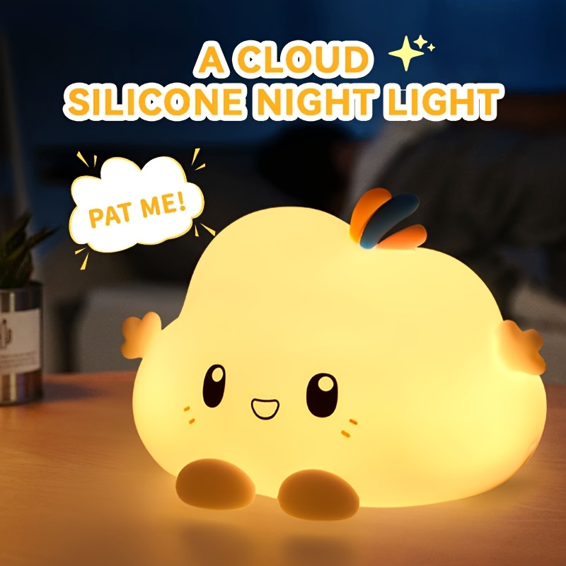 Home Decor Lamp - Wolkennachtlampje, dimmen met aanraakbediening, opladen en