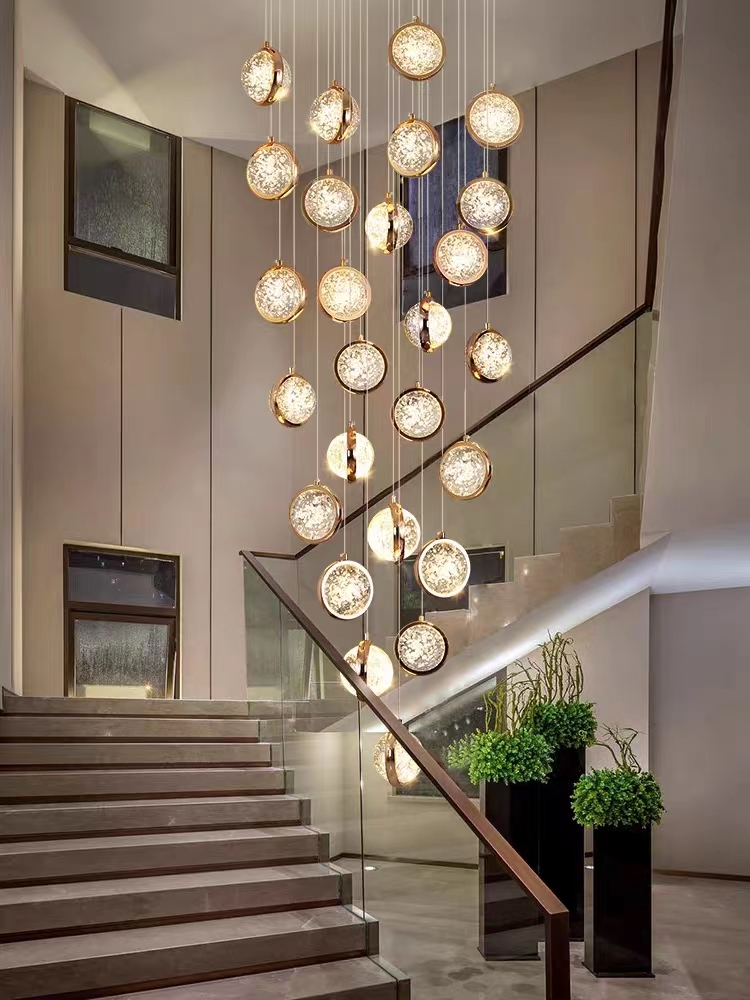 Hanging Moon Lamp - Plafondkroonluchter Modern 2024 Lamp Woonkamer Decor