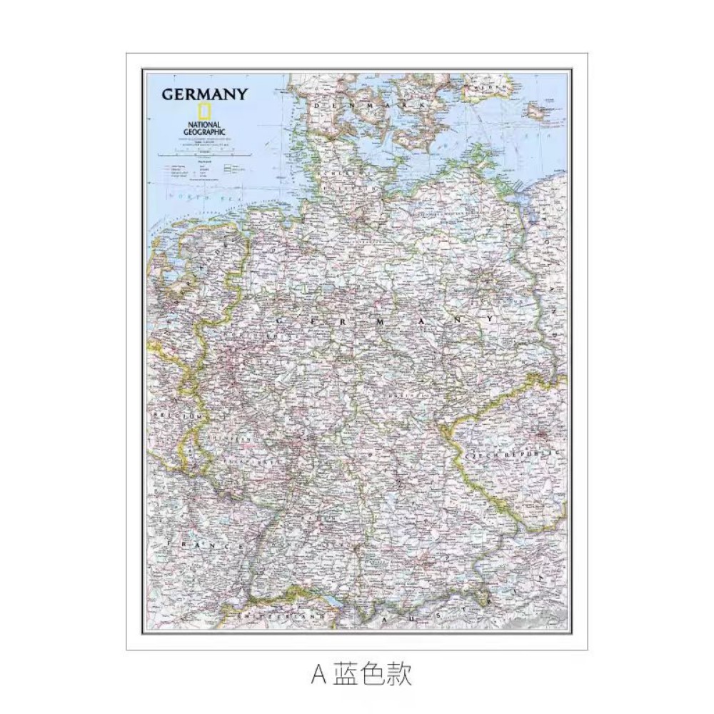 Grote Duitsland kaart wanddeco - Germany Home Decor recensie en prijs