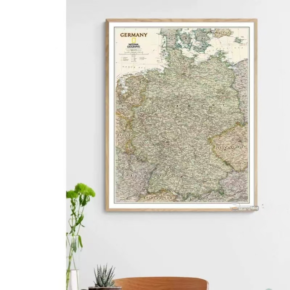 Grote Duitsland kaart wanddeco - Germany Home Decor recensie en prijs