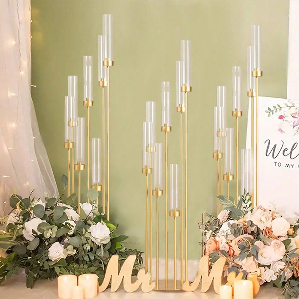 2 stuks 7-armige gouden kandel - Home Decor Theme recensie en prijs