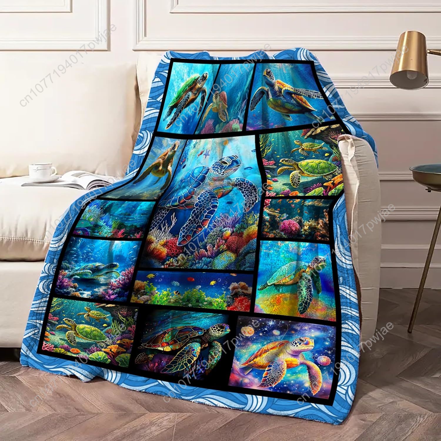 Zeeschildpad Flanel Gooi Deken - Home Decor Theme recensie en prijs