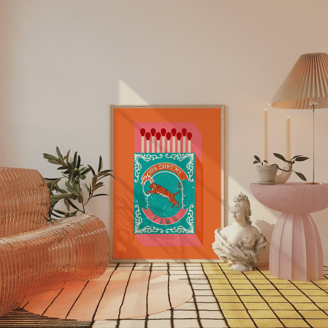 Je Licht Mijn Vuur Oranje Matc - Home Decor Orange recensie en prijs