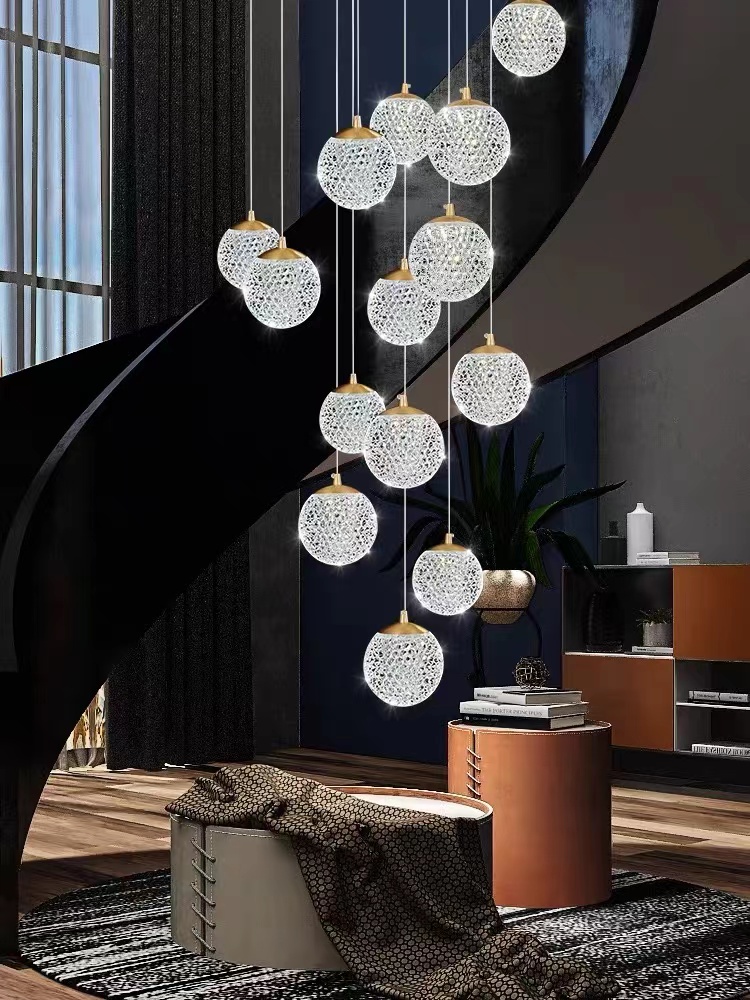 LED-trap lange kroonluchter lu - Hanging Moon Lamp recensie en prijs