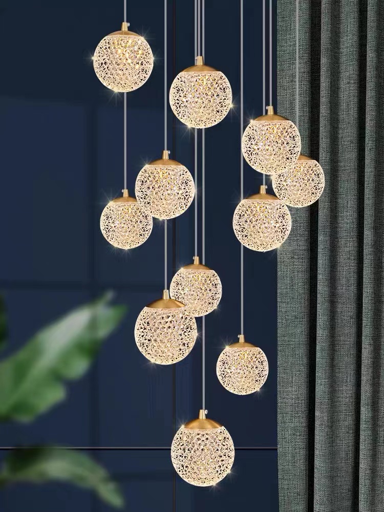 LED-trap lange kroonluchter lu - Hanging Moon Lamp recensie en prijs