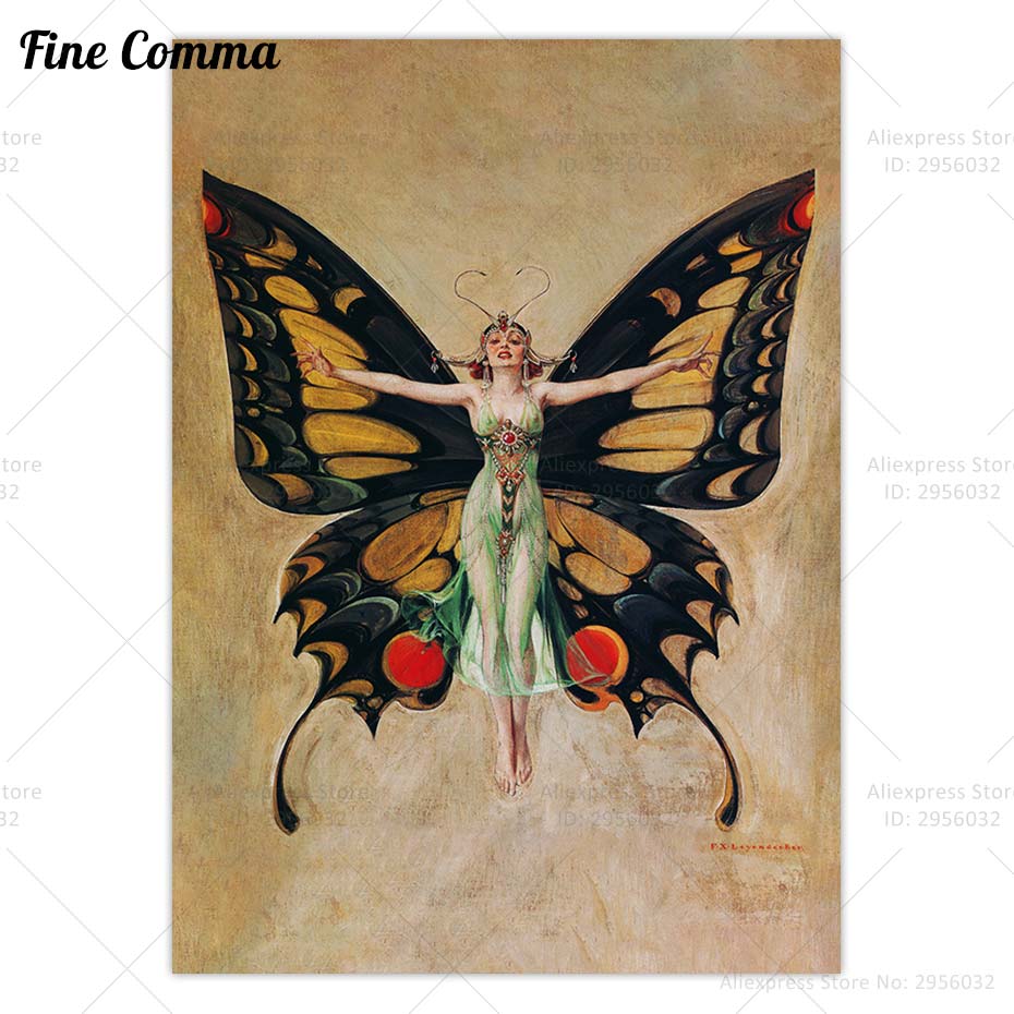 De Flapper Vintage Poster Fran - Xavier Home Decor recensie en prijs