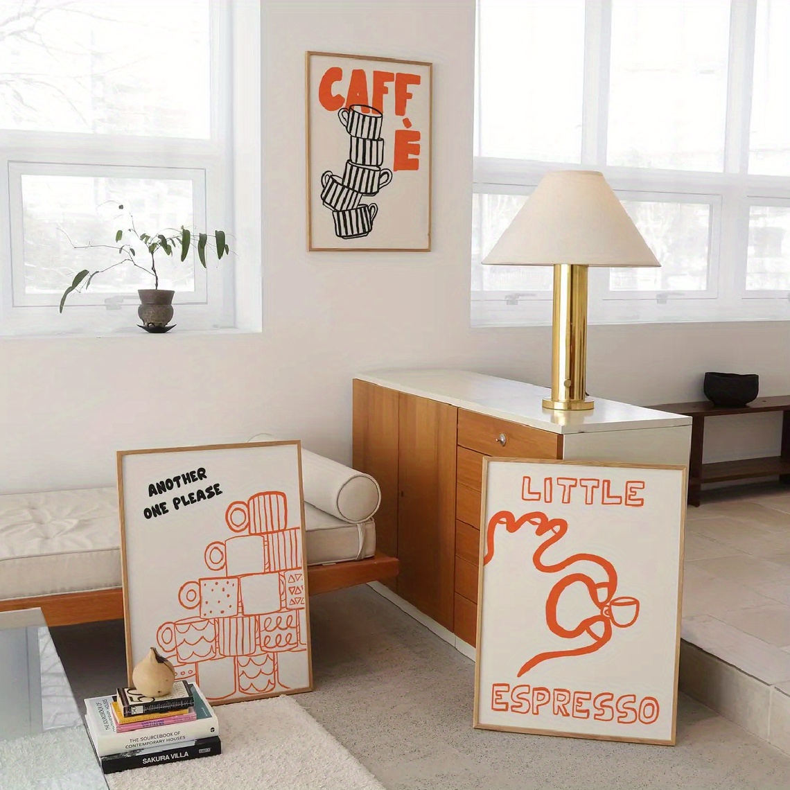 1/3 stks Italiaanse Koffie Can - Home Decor Orange recensie en prijs