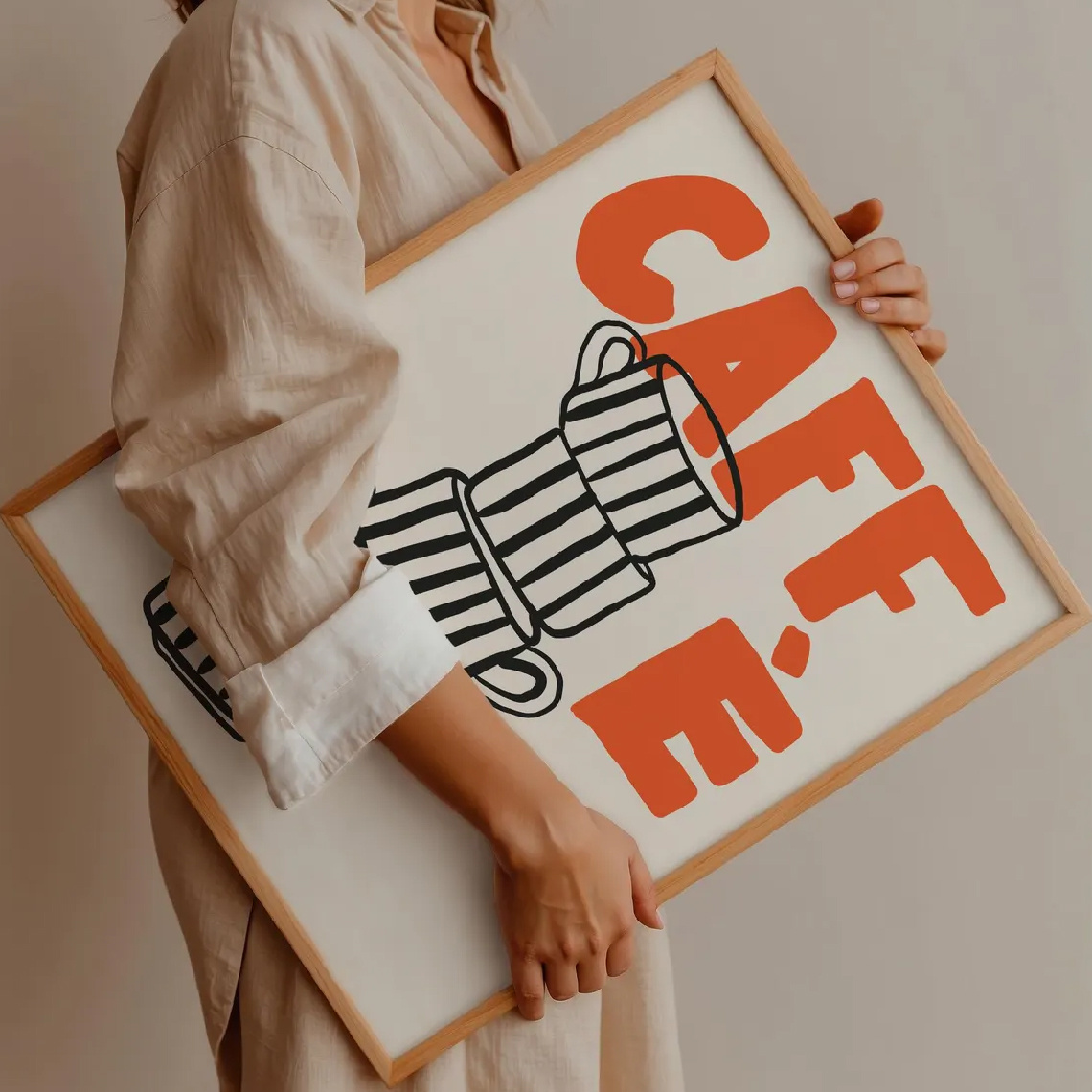 1/3 stks Italiaanse Koffie Can - Home Decor Orange recensie en prijs