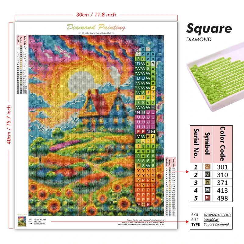 5D DIY Diamond Painting Kit Fi - Home Decor Video recensie en prijs