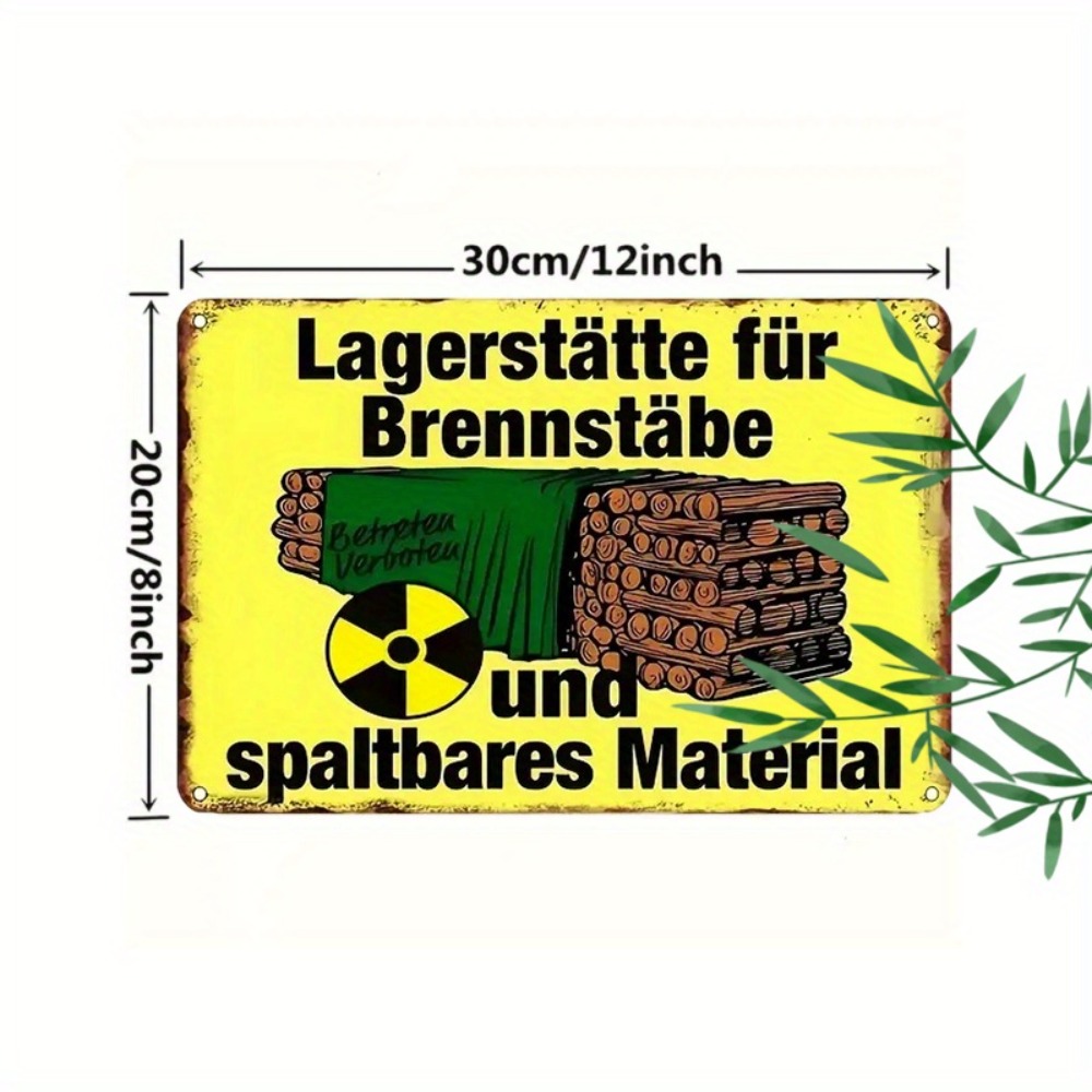 Vintage nucleaire brandstofops - Germany Home Decor recensie en prijs