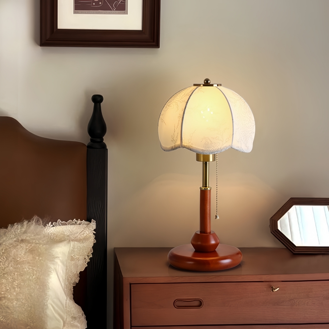 Vintage geschulpte koepeltafel - Home Decor Lamp recensie en prijs