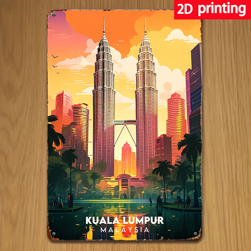 Kuala Lumpur Malaysia Vintage  - Home Decor Malaysia recensie en prijs