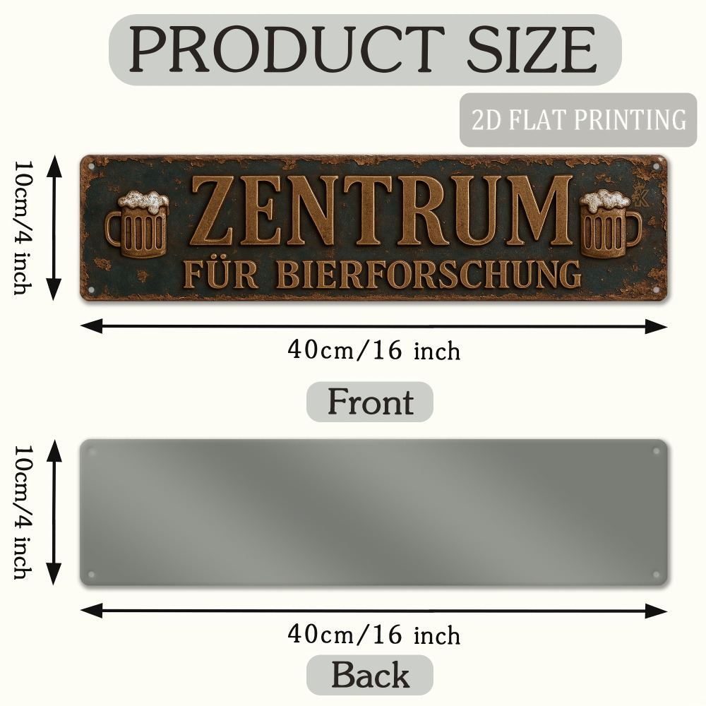 2D plat grappig bieronderzoek  - Germany Home Decor recensie en prijs