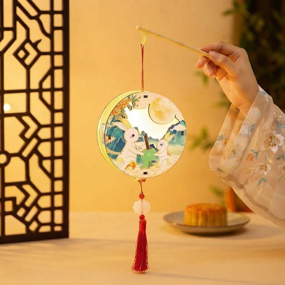 Shadow Box-stijl Maangodin-lan - Hanging Moon Lamp recensie en prijs
