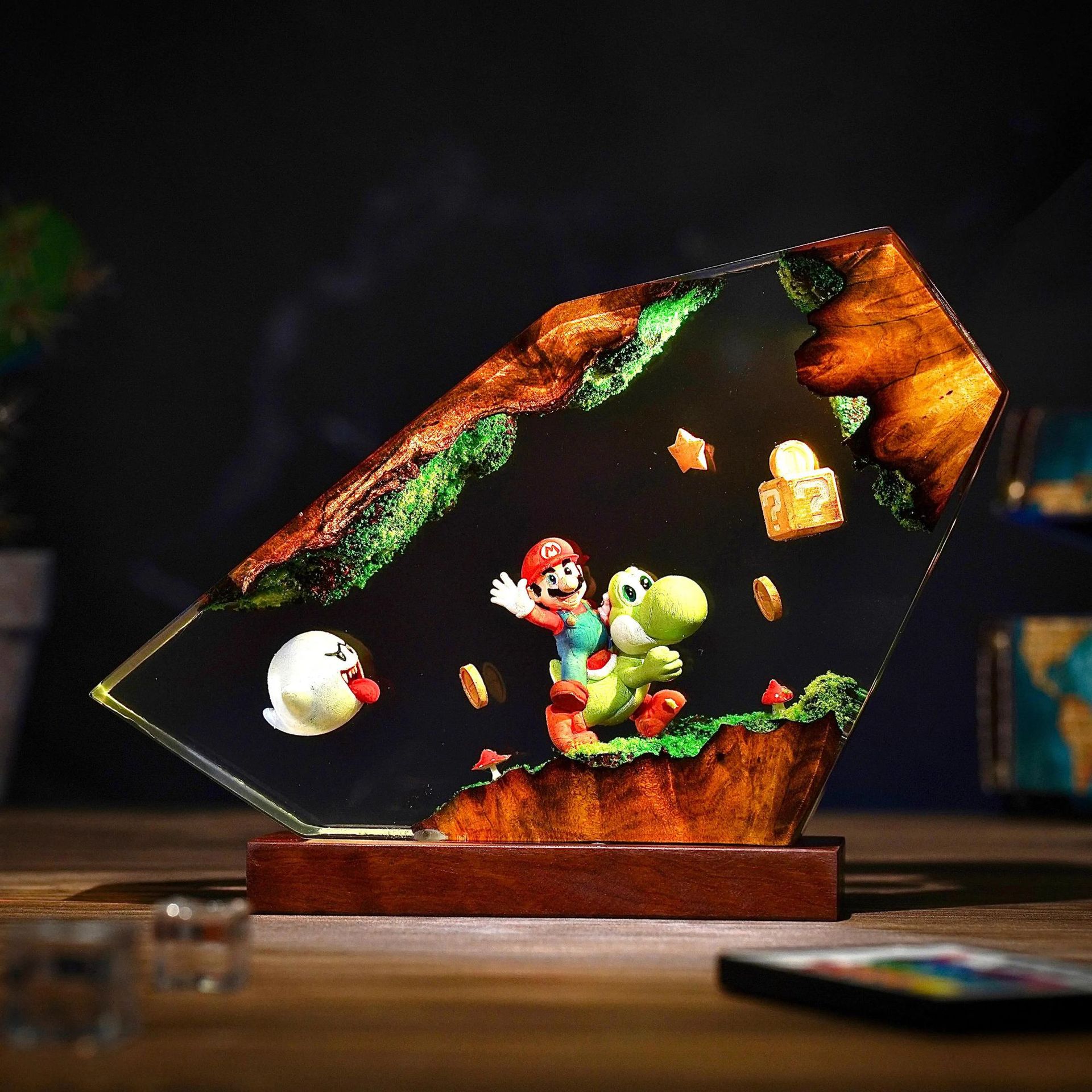 Tafellamp van hars, cartoon an - Home Decor Lamp recensie en prijs