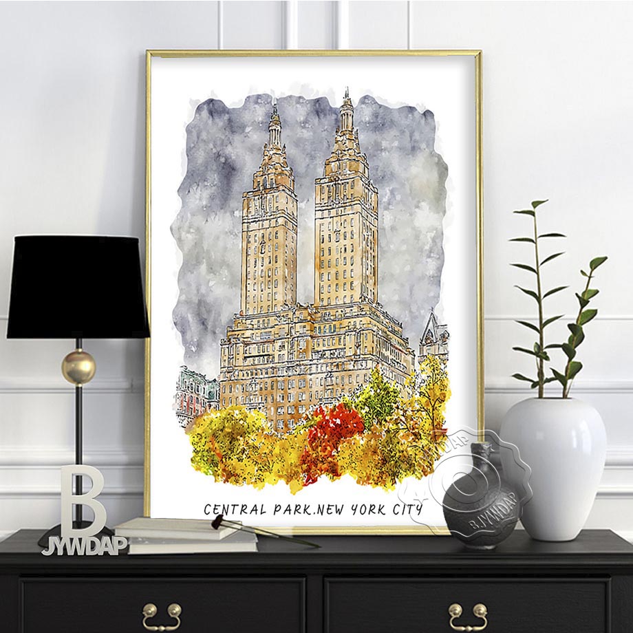 World City reisposter, Londen  - Germany Home Decor recensie en prijs