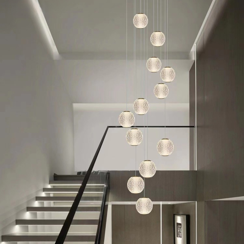 Moderne trapkroonluchter hangl - Hanging Moon Lamp recensie en prijs