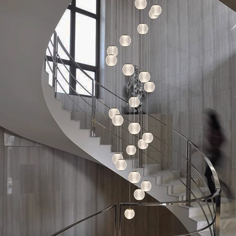 Moderne trapkroonluchter hangl - Hanging Moon Lamp recensie en prijs