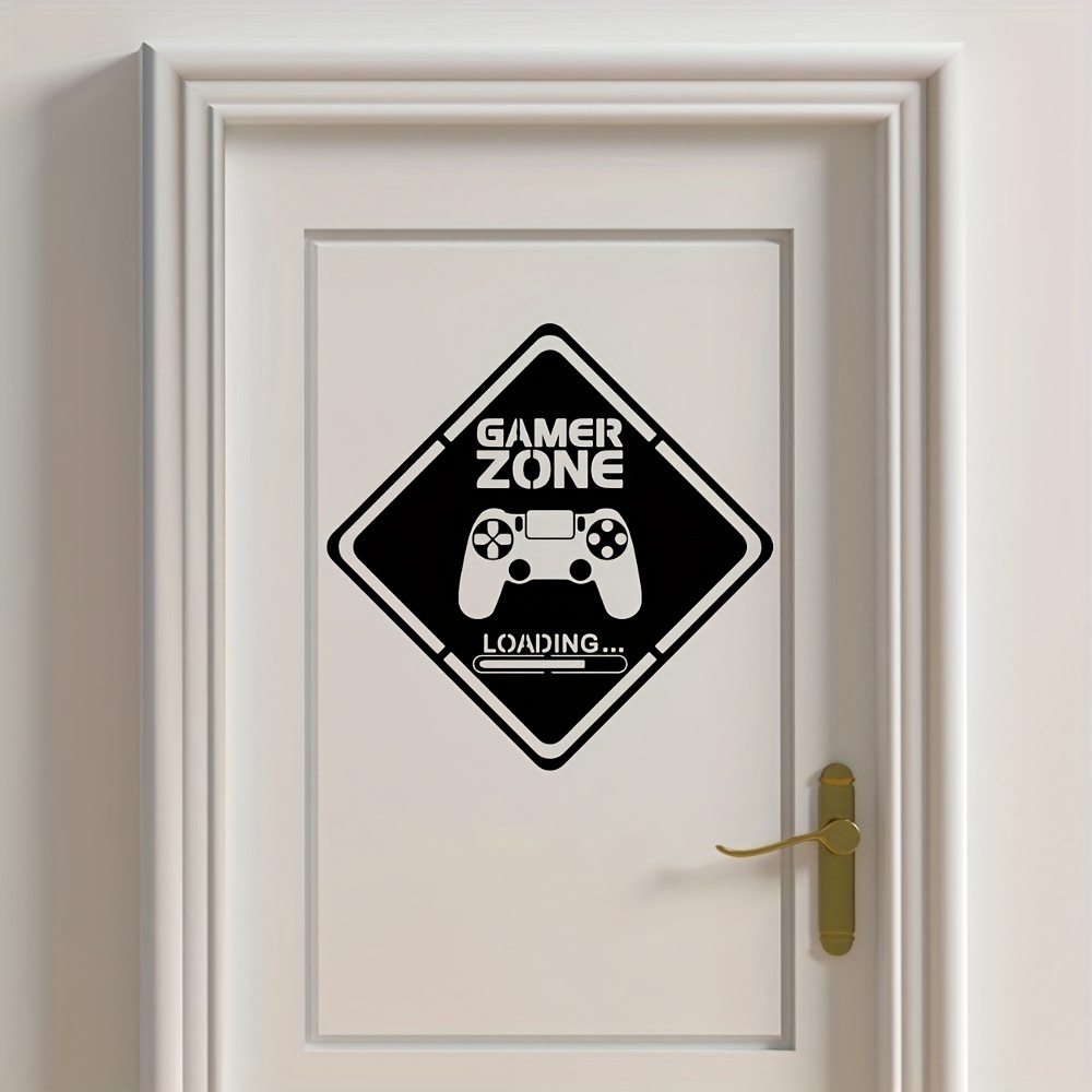 1Pc Gamer Zone Deur Sticker Mu - Home Decor Video recensie en prijs