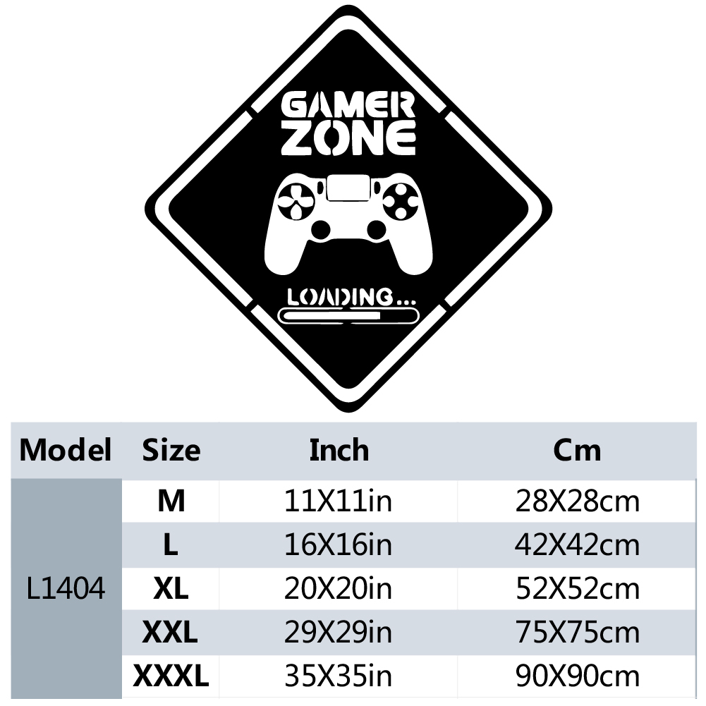 1Pc Gamer Zone Deur Sticker Mu - Home Decor Video recensie en prijs