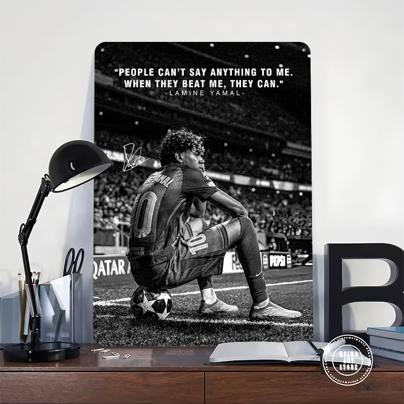 Lamine Yamal Quote op voetbalv - Home Decor Quotes On Wall recensie en prijs