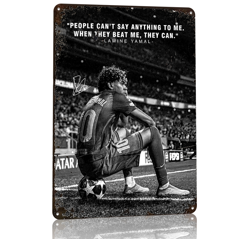 Lamine Yamal Quote op voetbalv - Home Decor Quotes On Wall recensie en prijs