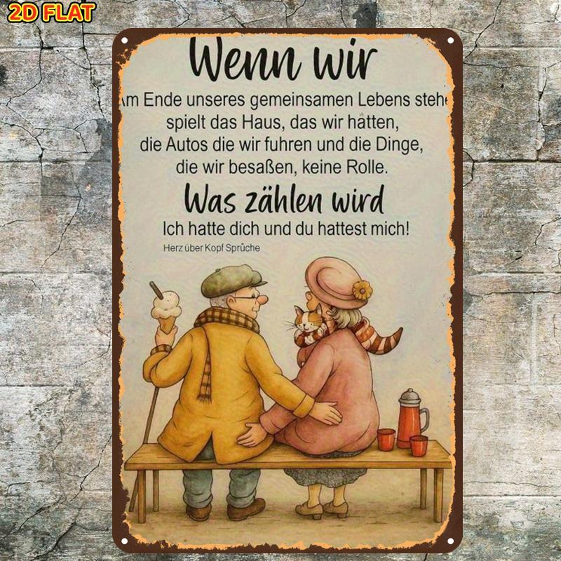 Paar zittend op een bank - Vin - Home Decor Quotes On Wall recensie en prijs