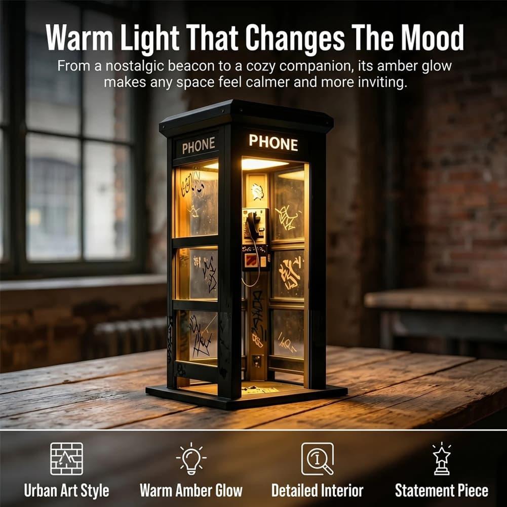Vintage Londense telefooncel t - Home Decor Lamp recensie en prijs