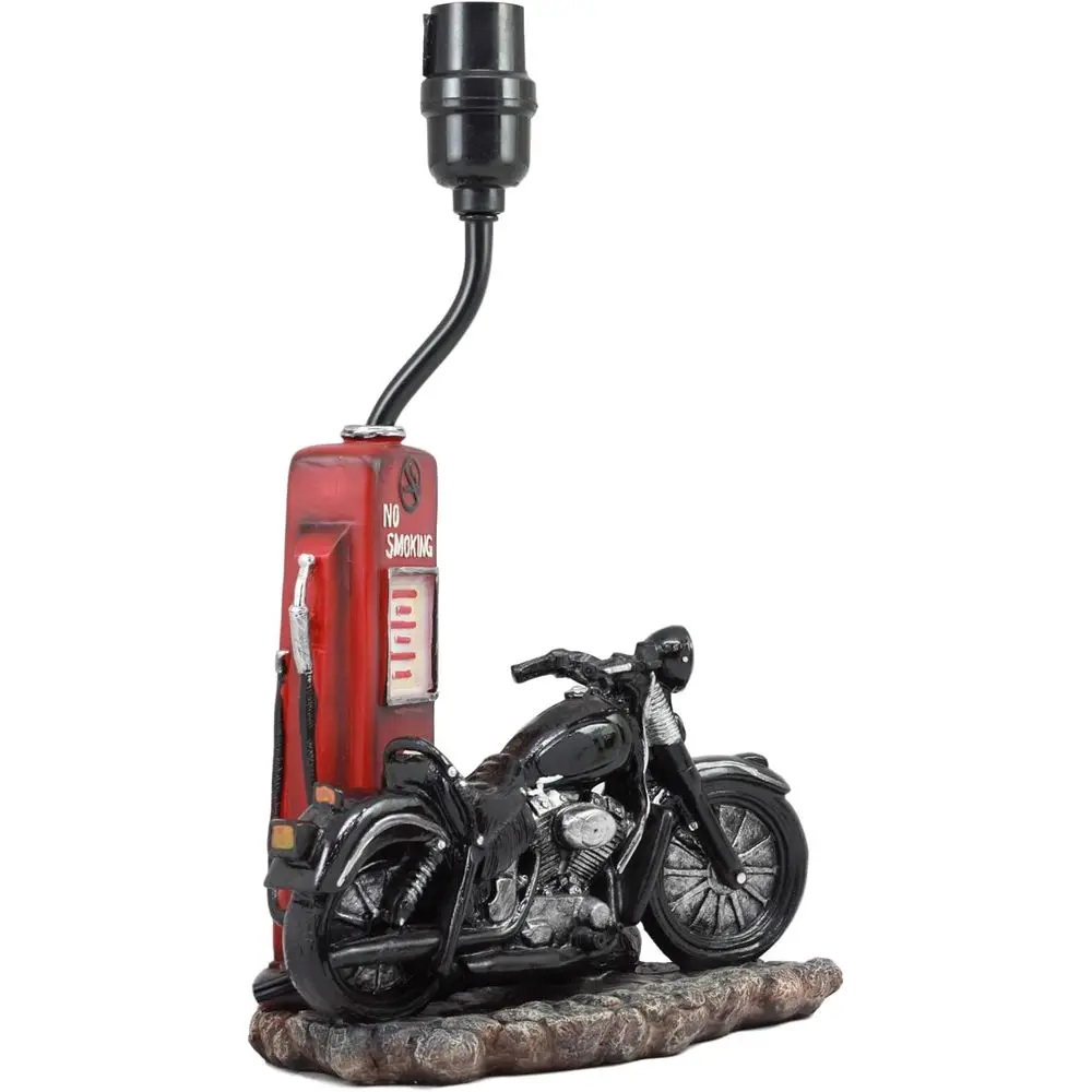 Vintage retro zwarte motorfiet - Home Decor Lamp recensie en prijs
