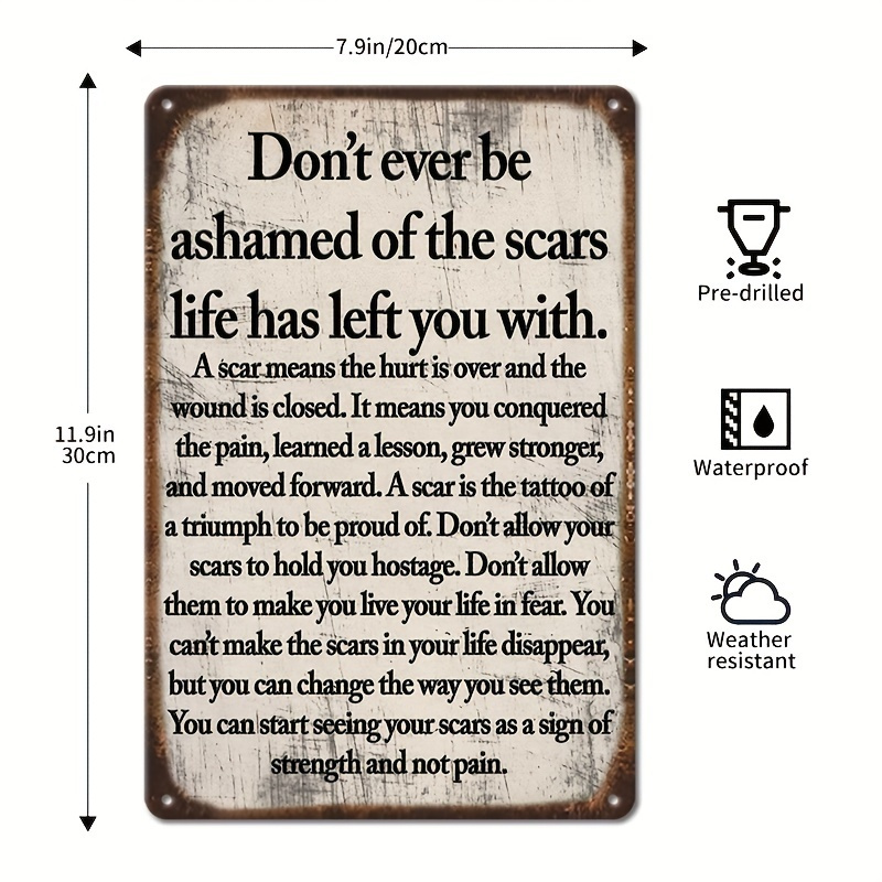 2D Platte - 2D Vintage Metalen - Home Decor Quotes On Wall recensie en prijs