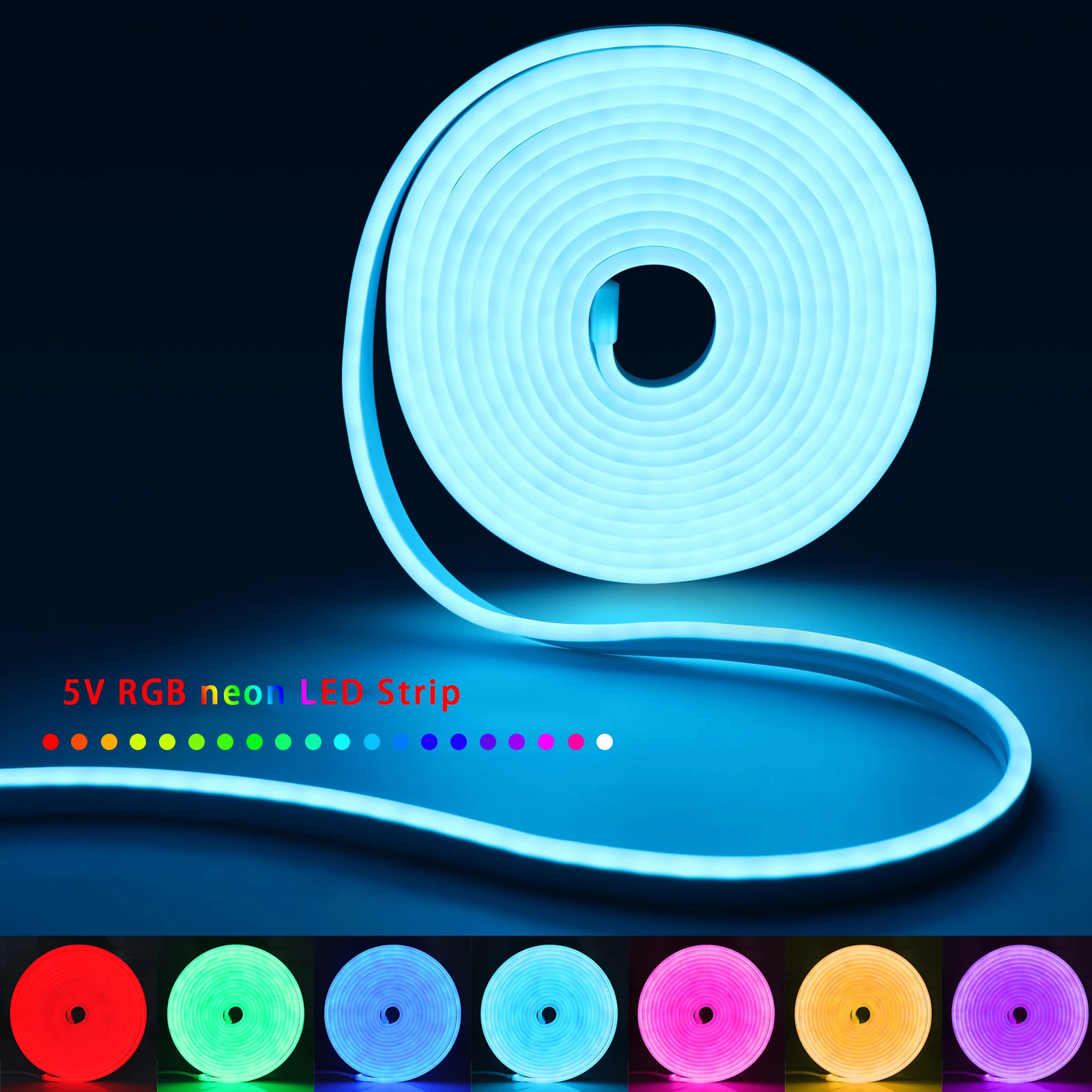 1-5m RGB LED Neon Strip Licht  - Home Decor Lamp recensie en prijs