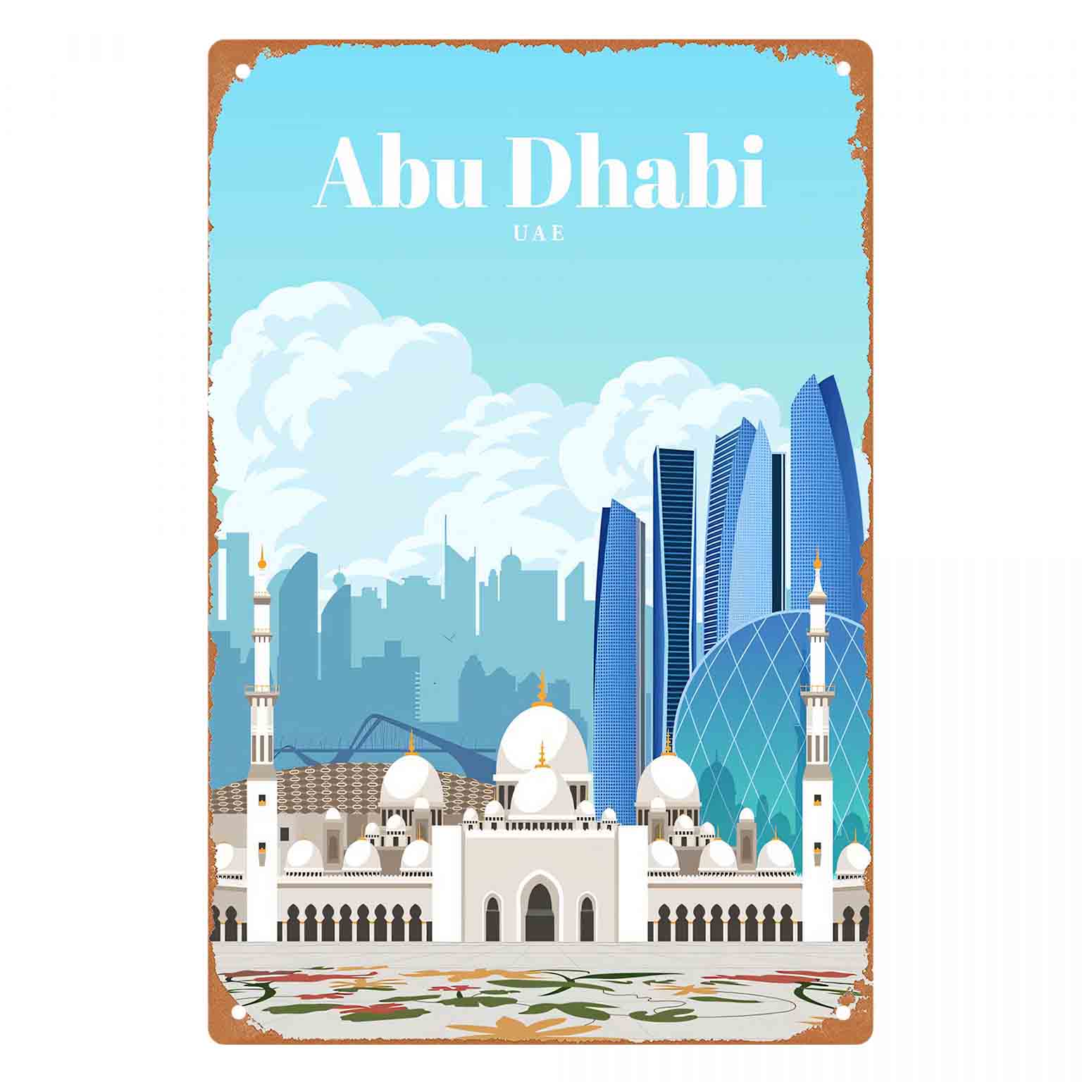 2D FLAT 1pc Abu Dhabi VAE Skyl - Home Decor Uae recensie en prijs