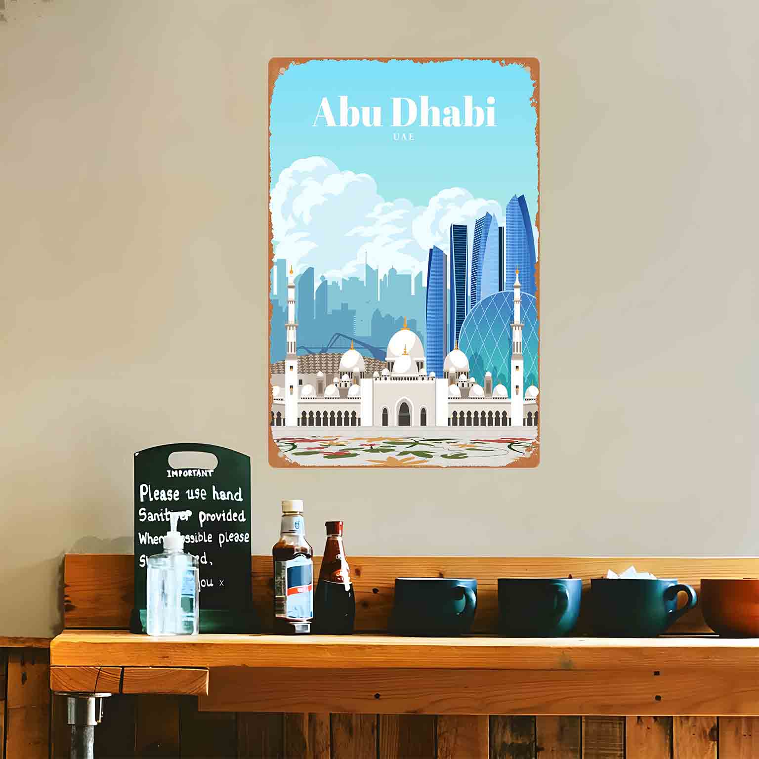 2D FLAT 1pc Abu Dhabi VAE Skyl - Home Decor Uae recensie en prijs